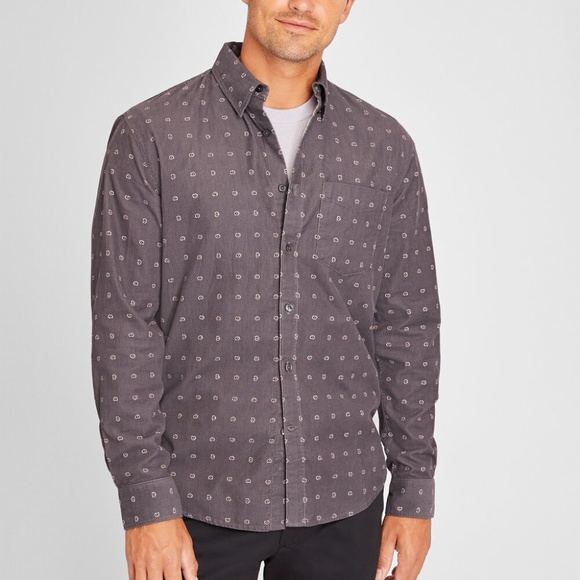 Printed Long Sleeve Corduroy Shirt - New With. Tags - NEVER WORN - Multi
